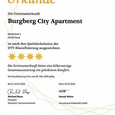 Apartment Burgberg *